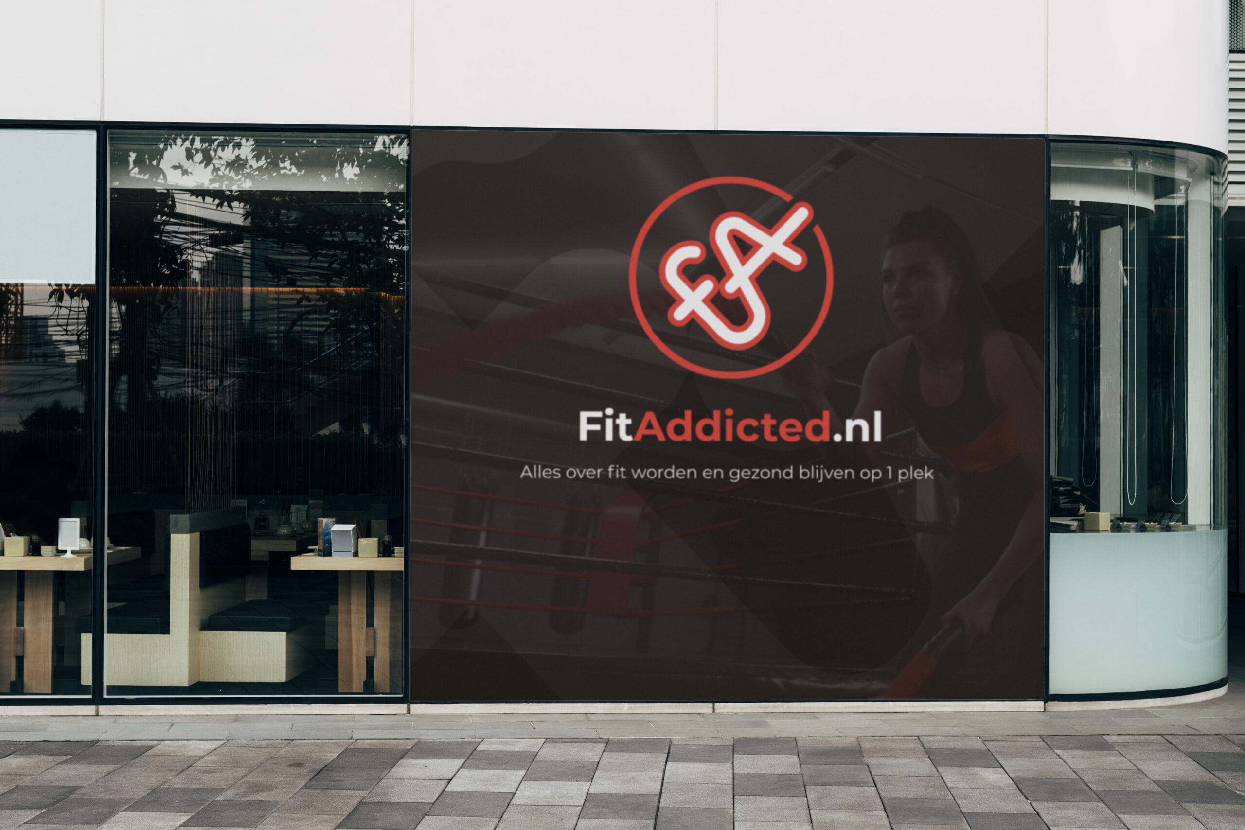 FitAddicted – Raamsticker